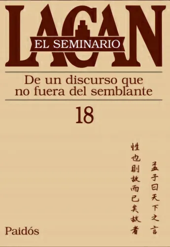 Seminario 18 De Lacan Discurso Que No Fuera Del Semblante