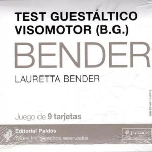 Test Guestáltico Visimotor De Lauretta Bender (9 Tarjetas)