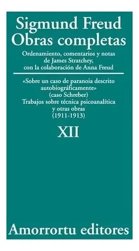 Sigmund Freud Obras Completas Tomo 12