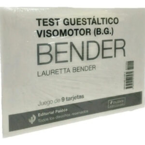 Test Guestaltico Visomotor Juego De 9 Tarjetas Bender Paidos